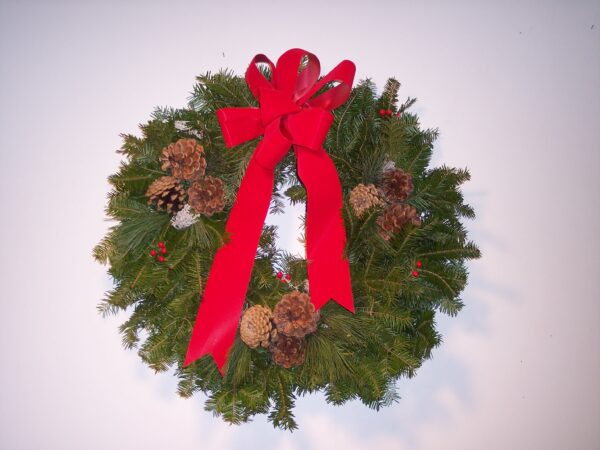 Deluxe Holiday Wreath - GROMAINE ORGANIC FARM